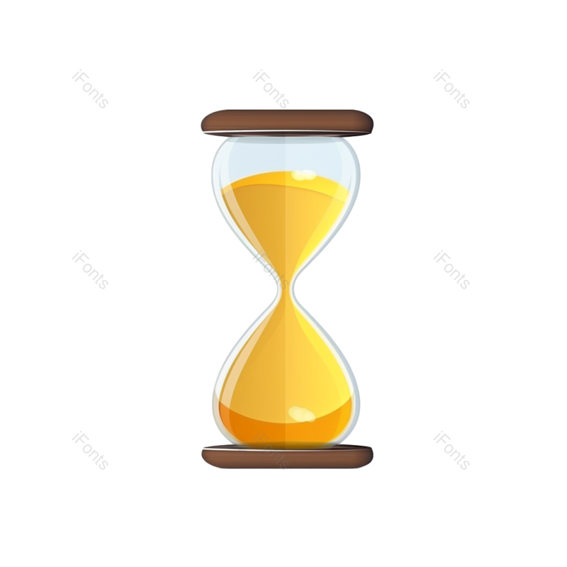 沙漏图片,白色背景元素,标志PNG,免抠素材